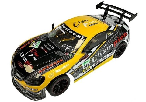 Auto Zdalnie Sterowane Sportowe 2.4GHz Żółte Auto Zdalnie Sterowane Sportowe 2.4GHz Żółte