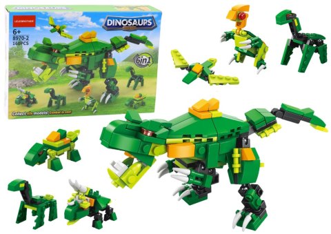 Klocki Konstrukcyjne Dinozaury 6w1 Zestaw DIY Dinozaur 160 ele. Klocki Konstrukcyjne Dinozaury 6w1 Zestaw DIY Dinozaur 160 ele.