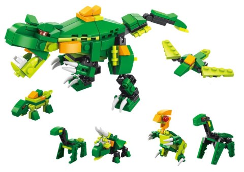 Klocki Konstrukcyjne Dinozaury 6w1 Zestaw DIY Dinozaur 160 ele. Klocki Konstrukcyjne Dinozaury 6w1 Zestaw DIY Dinozaur 160 ele.