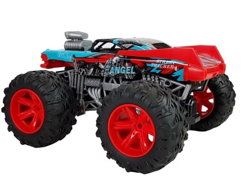 Auto Terenowe Zdalnie Sterowane 1:14 2.4G RC Czerwone Duże Koła Auto Terenowe Zdalnie Sterowane 1:14 2.4G RC Czerwone Duże Koła
