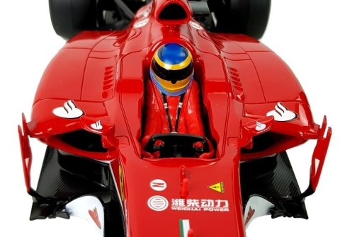 Auto Wyścigowe Bolid Formuła 1 Ferrari F138 Czerwony 1:12 2.4G Auto Wyścigowe Bolid Formuła 1 Ferrari F138 Czerwony 1:12 2.4G
