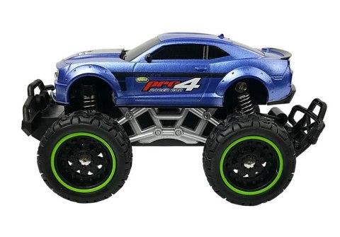 Auto Zdalnie Sterowane R/C 6.5 km/h Wysokie Koła Niebieskie Auto Zdalnie Sterowane R/C 6.5 km/h Wysokie Koła Niebieskie