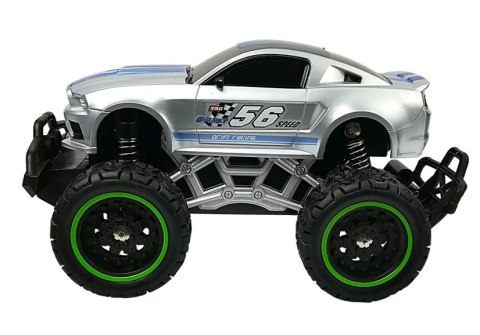 Auto Zdalnie Sterowane R/C 6.5 km/h Wysokie Koła Srebrne Auto Zdalnie Sterowane R/C 6.5 km/h Wysokie Koła Srebrne