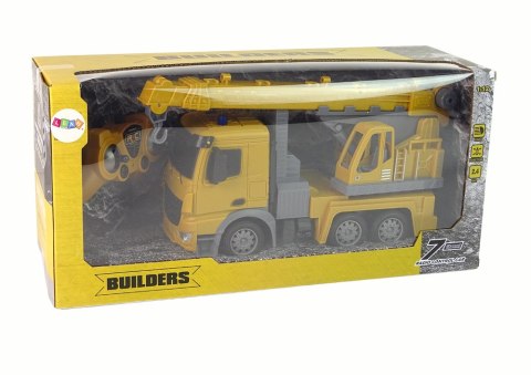 Dźwig Pojazd Budowlany 2.4G R/C Żółta 1:12 Dźwig Pojazd Budowlany 2.4G R/C Żółta 1:12