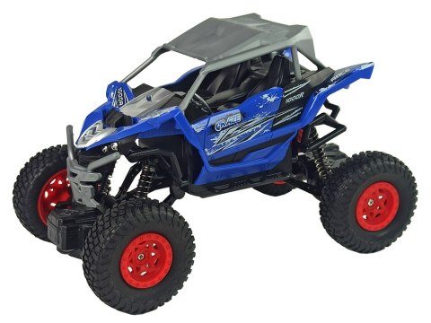 Terenowe Auto Off- Road Zdalnie Sterowane 2,4 GHz 1:16 Niebieskie Terenowe Auto Off- Road Zdalnie Sterowane 2,4 GHz 1:16 Niebieskie