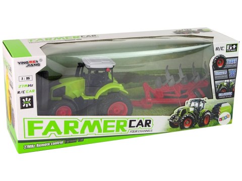 Traktor Zdalnie Sterowany 1:16 Pilot Gumowe Koła Traktor Zdalnie Sterowany 1:16 Pilot Gumowe Koła