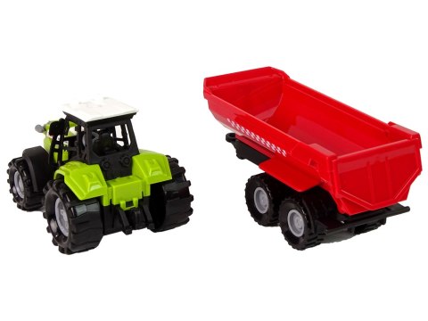 Zielony Traktor z Czerwoną Przyczepką Dźwięk Zielony Traktor z Czerwoną Przyczepką Dźwięk
