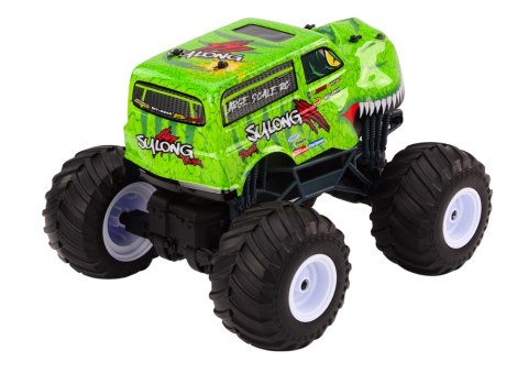 Auto Terenowe Zdalnie Sterowane 2.4G RC 1:12 Dinozaur Zielony Auto Terenowe Zdalnie Sterowane 2.4G RC 1:12 Dinozaur Zielony