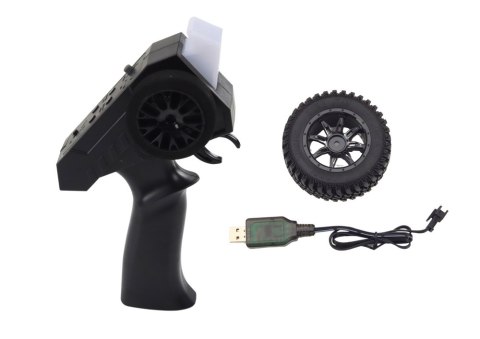 Auto Terenowe Zdalnie Sterowane RC 2.4G Napęd 4x4 Czarny Auto Terenowe Zdalnie Sterowane RC 2.4G Napęd 4x4 Czarny