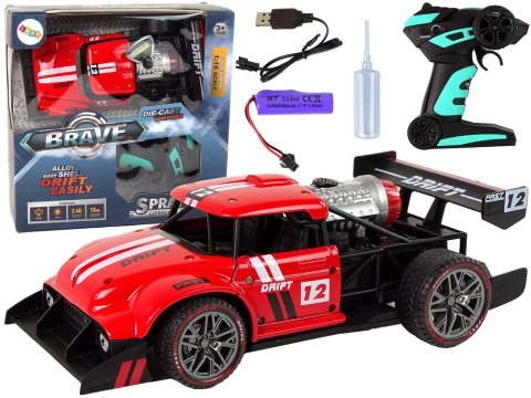 Auto Zdalnie Sterowane Sportowe R/C 1:16 Czerwone Para Wodna Auto Zdalnie Sterowane Sportowe R/C 1:16 Czerwone Para Wodna