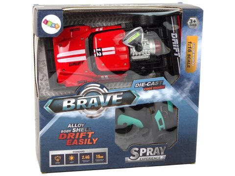 Auto Zdalnie Sterowane Sportowe R/C 1:16 Czerwone Para Wodna Auto Zdalnie Sterowane Sportowe R/C 1:16 Czerwone Para Wodna