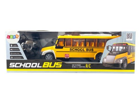 Autobus Szkolny Zdalnie Sterowany RC Światła Żółty Autobus Szkolny Zdalnie Sterowany RC Światła Żółty