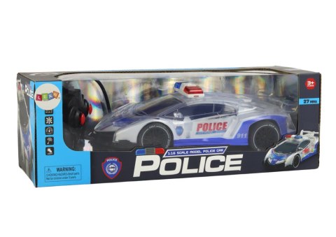 Policyjne Auto Sportowe Zdalnie Sterowane RC Skala 1:16 Światła Policyjne Auto Sportowe Zdalnie Sterowane RC Skala 1:16 Światła