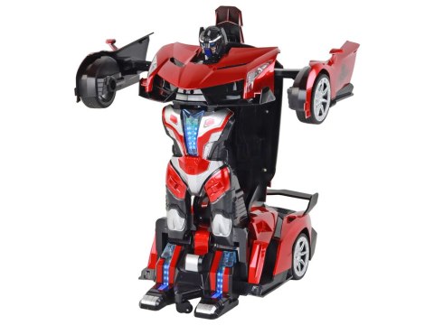 Samochód- Robot Transformacja R/C 1:10 Czerwony Sterowanie Gestami Samochód- Robot Transformacja R/C 1:10 Czerwony Sterowanie Gestami