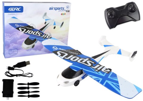 Samolot R/C 4D-G3 Światła Biały Niebieski Samolot R/C 4D-G3 Światła Biały Niebieski