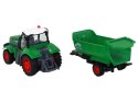 Zdalnie Sterowany Ciągnik Traktor R/C z Przyczepą 1:24 Światła Zielony Zdalnie Sterowany Ciągnik Traktor R/C z Przyczepą 1:24 Światła Zielony