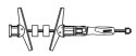 ADAPTER OBROTOWY DO ŚCISKÓW STOLARSKICH KR-AS, 2SZT. ADAPTER OBROTOWY DO ŚCISKÓW STOLARSKICH KR-AS, 2SZT.