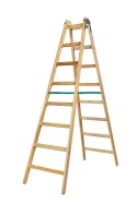 DRABINA DREWNIANA BRAKET PREMIUM 2X8 SZCZEBLI 240CM DRABINA DREWNIANA BRAKET PREMIUM 2X8 SZCZEBLI 240CM