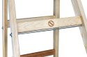 DRABINA DREWNIANA BRAKET PREMIUM 2X9 SZCZEBLI 270CM DRABINA DREWNIANA BRAKET PREMIUM 2X9 SZCZEBLI 270CM