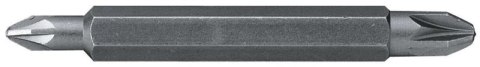 KOŃCÓWKA PHILLIPS DWUSTRONNA PH1&2 DŁUGA 60MM 10 SZTUK KOŃCÓWKA PHILLIPS DWUSTRONNA PH1&2 DŁUGA 60MM 10 SZTUK