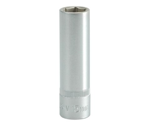 NASADKA DŁUGA 6-KĄTNA CHROMOWANA 1/2'' 15MM NASADKA DŁUGA 6-KĄTNA CHROMOWANA 1/2'' 15MM