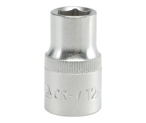 NASADKA KRÓTKA 6-KĄTNA CHROMOWANA 1/2'' 12MM NASADKA KRÓTKA 6-KĄTNA CHROMOWANA 1/2'' 12MM