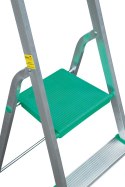 DRABINA ALUMINIOWA WOLNOSTOJĄCA 204CM 5 STOPNI + PODEST DRABINA ALUMINIOWA WOLNOSTOJĄCA 204CM 5 STOPNI + PODEST