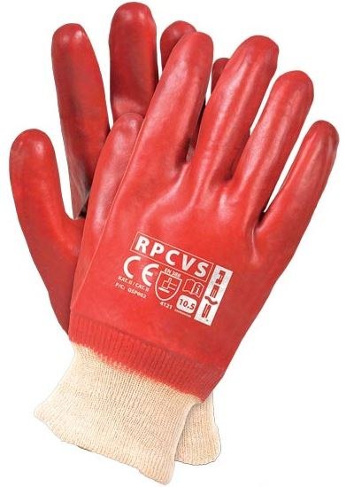 RĘKAWICE OCHRONNE OBLEWANE PCV RPCVS, HUGO, GR103, POLYRED RĘKAWICE OCHRONNE OBLEWANE PCV RPCVS, HUGO, GR103, POLYRED
