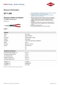 SZCZYPCE PŁASKIE MONTAŻOWE Z PROFILEM POPRZECZNYM WYG.280MM SZCZYPCE PŁASKIE MONTAŻOWE Z PROFILEM POPRZECZNYM WYG.280MM