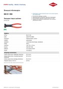 SZCZYPCE TNĄCE CZOŁOWE, POWLEKANE 180MM. SZCZYPCE TNĄCE CZOŁOWE, POWLEKANE 180MM.