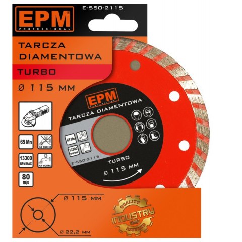 TARCZA DIAMENTOWA TURBO 125MM TARCZA DIAMENTOWA TURBO 125MM