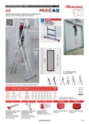 DRABINA TRZYELEMENTOWA 3X8 SZCZEBLI AK250.3 DRABINA TRZYELEMENTOWA 3X8 SZCZEBLI AK250.3