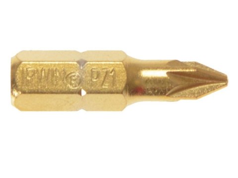 GROT TYPU POZIDRIV TIN-TYTANOWY 1/4' 25MM KOMPLET 10 SZT PZ1 GROT TYPU POZIDRIV TIN-TYTANOWY 1/4' 25MM KOMPLET 10 SZT PZ1