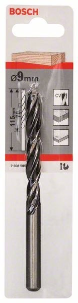 WIERTŁO SPIRALNE DO DREWNA 9*80/120MM WIERTŁO SPIRALNE DO DREWNA 9*80/120MM