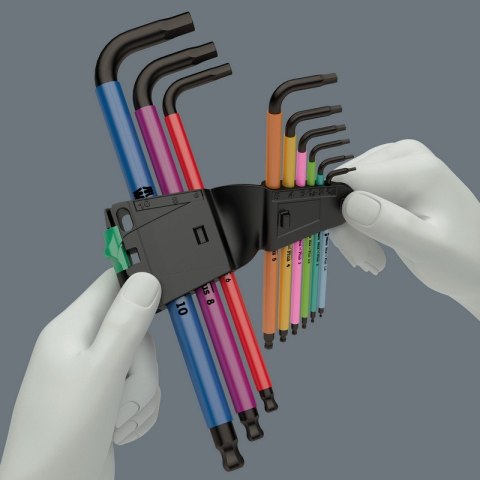 ZESTAW KLUCZY TRZPIENIOWYCH Z KULKĄ BLACKLASER 9 SZTUK ZESTAW KLUCZY TRZPIENIOWYCH Z KULKĄ BLACKLASER 9 SZTUK