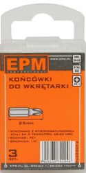 GROT, BIT, KOŃCÓWKA DO WKRĘTARKI 25MM 3SZT. PZ1 GROT, BIT, KOŃCÓWKA DO WKRĘTARKI 25MM 3SZT. PZ1