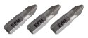 GROT, BIT, KOŃCÓWKA DO WKRĘTARKI 25MM 3SZT. PZ2 GROT, BIT, KOŃCÓWKA DO WKRĘTARKI 25MM 3SZT. PZ2