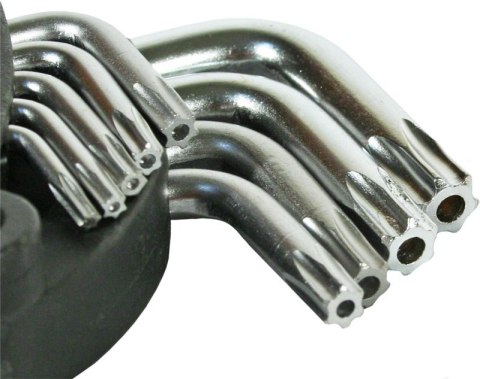 KOMPLET KLUCZY TORX TYP L T10-T50 9SZT. DŁUGIE KOMPLET KLUCZY TORX TYP L T10-T50 9SZT. DŁUGIE