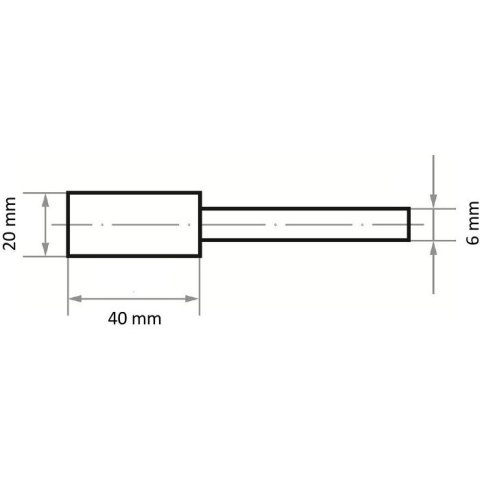 ŚCIERNICA TRZPIENIOWA MK 36 N V10 20*40*6 ŚCIERNICA TRZPIENIOWA MK 36 N V10 20*40*6