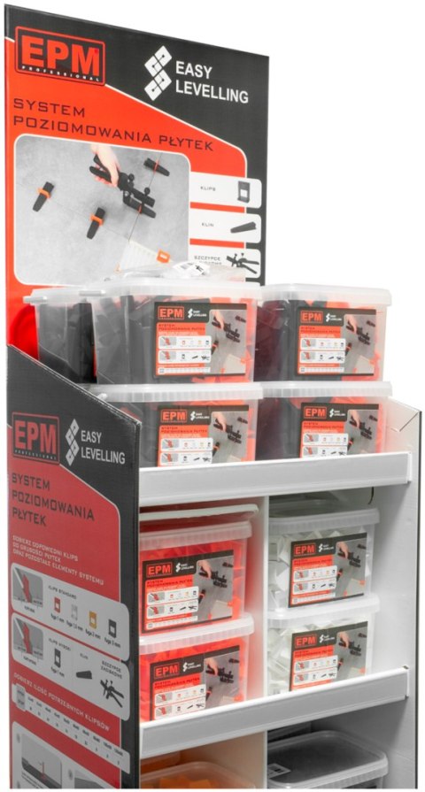 SYSTEM UKŁADANIA PŁYTEK EASY LEVELING 200 KLIPSÓW 1,5MM SYSTEM UKŁADANIA PŁYTEK EASY LEVELING 200 KLIPSÓW 1,5MM
