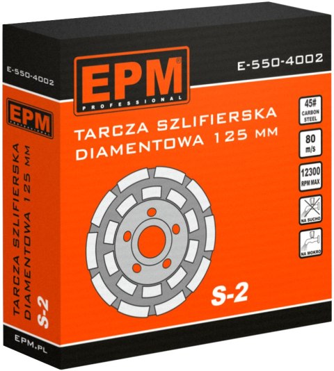 TARCZA DIAMENTOWA SZLIFIERSKA 125MM TARCZA DIAMENTOWA SZLIFIERSKA 125MM