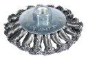 SZCZOTKA TARCZOWO KĄTOWA SPLATANA 100MM ZN SZCZOTKA TARCZOWO KĄTOWA SPLATANA 100MM ZN
