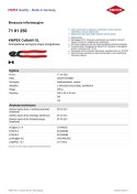 SZCZYPCE TNĄCE PRZEGUBOWE COBOLT XL 250MM SZCZYPCE TNĄCE PRZEGUBOWE COBOLT XL 250MM