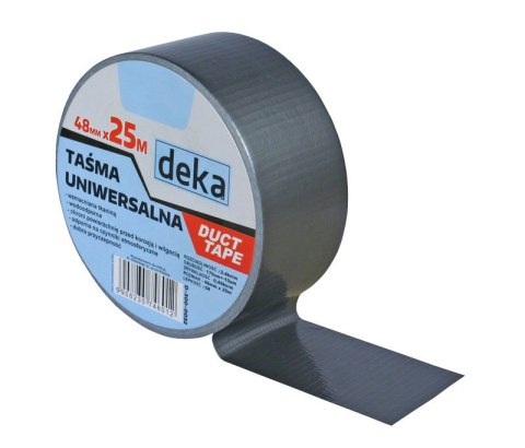 TAŚMA UNIWERSALNA DUCT TAPE SILVER 48MM*25M TAŚMA UNIWERSALNA DUCT TAPE SILVER 48MM*25M
