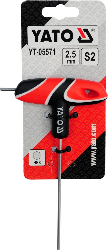 KLUCZ TRZPIENIOWY HEX Z RĘKOJEŚCIĄ 10MM KLUCZ TRZPIENIOWY HEX Z RĘKOJEŚCIĄ 10MM