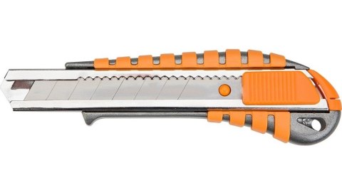 NÓŻ, NOŻYK Z OSTRZEM ŁAMANYM 18 MM, METALOWY KORPUS NÓŻ, NOŻYK Z OSTRZEM ŁAMANYM 18 MM, METALOWY KORPUS