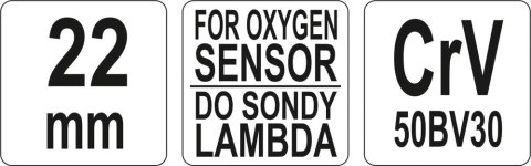 KLUCZ DO SONDY LAMBDA 22MM KLUCZ DO SONDY LAMBDA 22MM