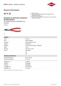 SZCZYPCE DO PIERŚCIENI SEGERA PROSTE WEWNĘTRZNE 180MM SZCZYPCE DO PIERŚCIENI SEGERA PROSTE WEWNĘTRZNE 180MM