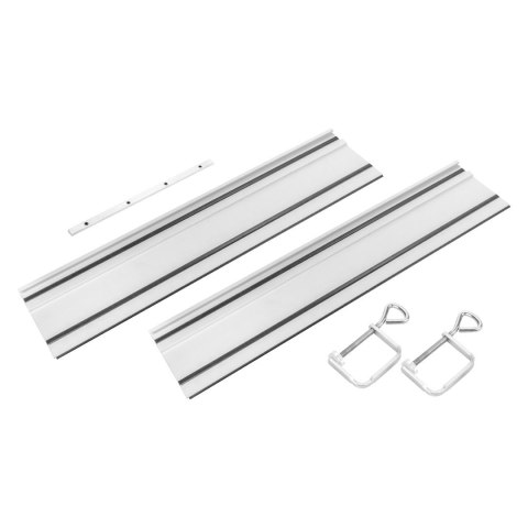 SZYNY PROWADZĄCE 2*700MM 2 ZACISKI ŁĄCZNIK SZYNY PROWADZĄCE 2*700MM 2 ZACISKI ŁĄCZNIK