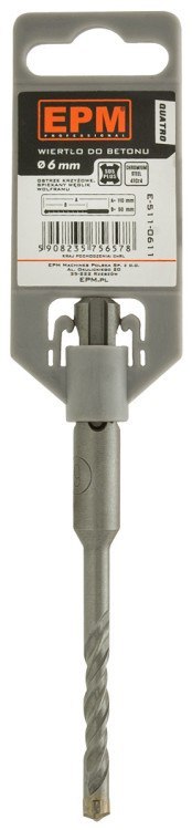 WIERTŁO SDS+ QUATRO DO BETONU 12*600 WIERTŁO SDS+ QUATRO DO BETONU 12*600